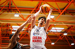 Basketball, win2day Basketball Superliga 2023/224, Grunddurchgang Runde 2, BBC Nord Dragonz, Flyers Wels, Mario Spaleta (15)
