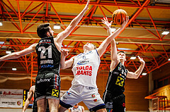 Basketball, win2day Basketball Superliga 2023/224, Grunddurchgang Runde 2, BBC Nord Dragonz, Flyers Wels, Valentin Pasterk (6)