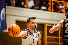 Basketball, win2day Basketball Superliga 2023/224, Grunddurchgang Runde 2, BBC Nord Dragonz, Flyers Wels, Petar Cosic (3)