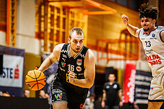 Basketball, win2day Basketball Superliga 2023/224, Grunddurchgang Runde 2, BBC Nord Dragonz, Flyers Wels, Renato Poljak (16)