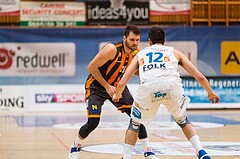 Basketball, ABL 2016/17, Grunddurchgang 22.Runde, Oberwart Gunners, Klosterneuburg Dukes, Jozo Rados (11), Benjamin Blazevic (12)