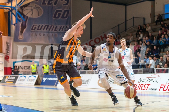 Basketball, ABL 2016/17, Grunddurchgang 22.Runde, Oberwart Gunners, Klosterneuburg Dukes, Christopher McNealy (8), Juri Blazevic (19)