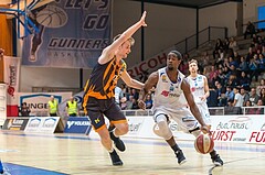 Basketball, ABL 2016/17, Grunddurchgang 22.Runde, Oberwart Gunners, Klosterneuburg Dukes, Christopher McNealy (8), Juri Blazevic (19)