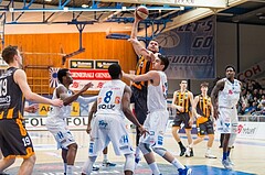 Basketball, ABL 2016/17, Grunddurchgang 22.Runde, Oberwart Gunners, Klosterneuburg Dukes, Jozo Rados (11), Benjamin Blazevic (12)
