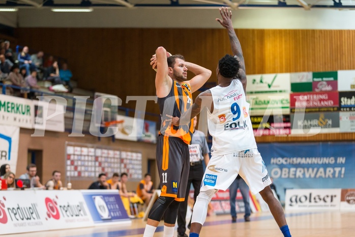 Basketball, ABL 2016/17, Grunddurchgang 22.Runde, Oberwart Gunners, Klosterneuburg Dukes, Jozo Rados (11), Jamari Traylor (9)