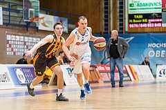 Basketball, ABL 2016/17, Grunddurchgang 22.Runde, Oberwart Gunners, Klosterneuburg Dukes, Sebastian Käferle (7), Clemens Leydolf (9)