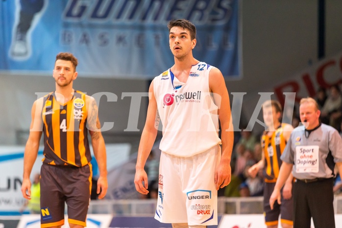 Basketball, ABL 2016/17, Grunddurchgang 22.Runde, Oberwart Gunners, Klosterneuburg Dukes, Benjamin Blazevic (12)