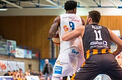 Basketball, ABL 2016/17, Grunddurchgang 22.Runde, Oberwart Gunners, Klosterneuburg Dukes, Jamari Traylor (9), Jozo Rados (11)