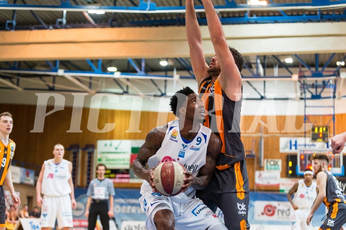 Basketball, ABL 2016/17, Grunddurchgang 22.Runde, Oberwart Gunners, Klosterneuburg Dukes, Jamari Traylor (9), Jozo Rados (11)