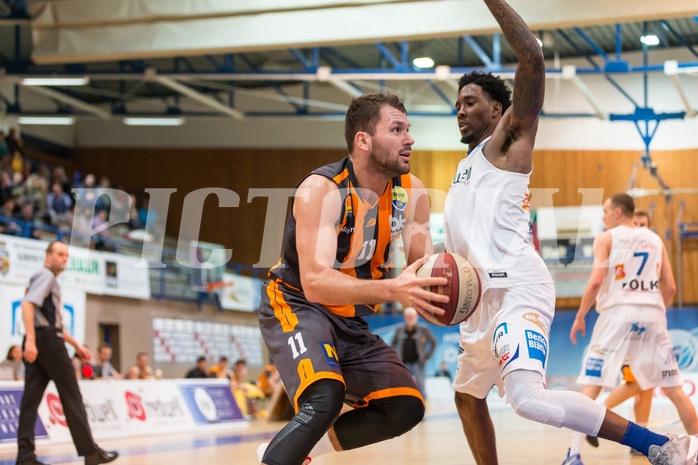 Basketball, ABL 2016/17, Grunddurchgang 22.Runde, Oberwart Gunners, Klosterneuburg Dukes, Jozo Rados (11), Jamari Traylor (9)