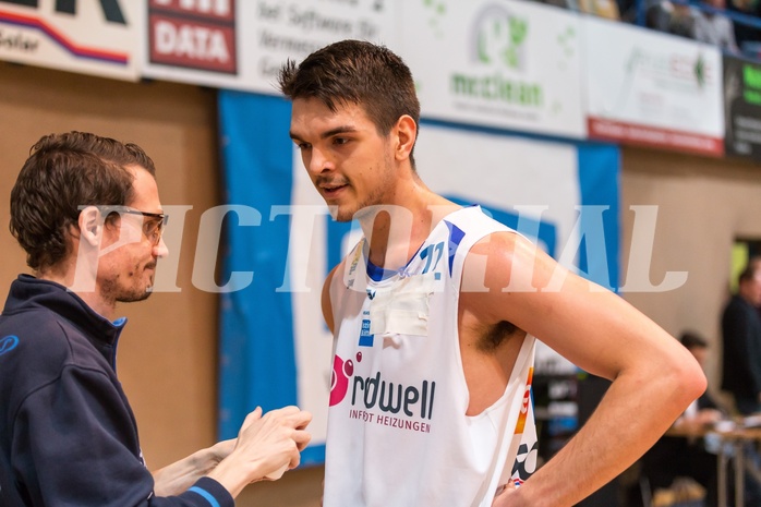 Basketball, ABL 2016/17, Grunddurchgang 22.Runde, Oberwart Gunners, Klosterneuburg Dukes, Benjamin Blazevic (12)