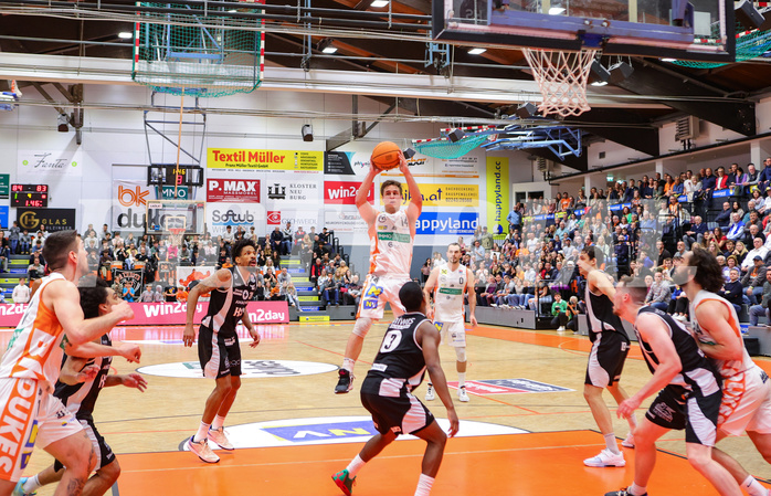 Basketball Superliga 2023/24, Playoff, Viertelfinale Spiel 3 Klosterneuburg Dukes vs. Kapfenberg Bulls


