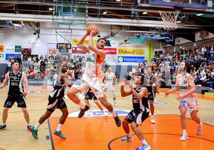 Basketball Superliga 2023/24, Playoff, Viertelfinale Spiel 3 Klosterneuburg Dukes vs. Kapfenberg Bulls



