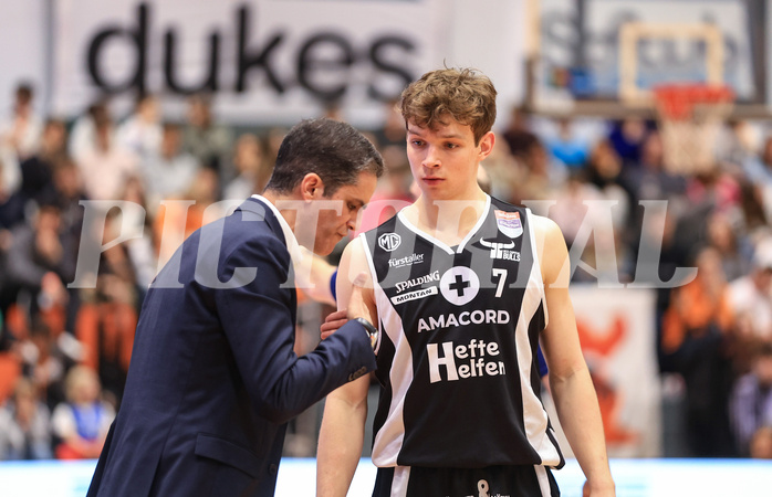 Basketball Superliga 2023/24, Playoff, Viertelfinale Spiel 3 Klosterneuburg Dukes vs. Kapfenberg Bulls


