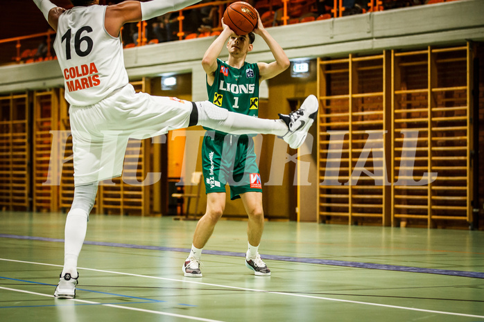 Basketball, Basketball Zweite Liga 2021/22, Grunddurchgang 2. Runde, BBC Nord Dragonz, Dornbirn Lions, Filip Brajkovic (1)