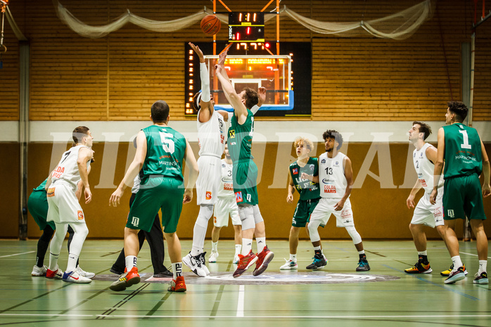 Basketball, Basketball Zweite Liga 2021/22, Grunddurchgang 2. Runde, BBC Nord Dragonz, Dornbirn Lions, Marko Kolaric (16); Georgios Tsimidis (13)