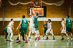 Basketball, Basketball Zweite Liga 2021/22, Grunddurchgang 2. Runde, BBC Nord Dragonz, Dornbirn Lions, Marko Kolaric (16); Georgios Tsimidis (13)