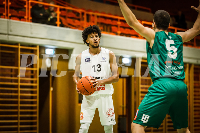 Basketball, Basketball Zweite Liga 2021/22, Grunddurchgang 2. Runde, BBC Nord Dragonz, Dornbirn Lions, Kyran Jordan Mc Clure (13)