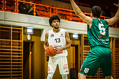 Basketball, Basketball Zweite Liga 2021/22, Grunddurchgang 2. Runde, BBC Nord Dragonz, Dornbirn Lions, Kyran Jordan Mc Clure (13)