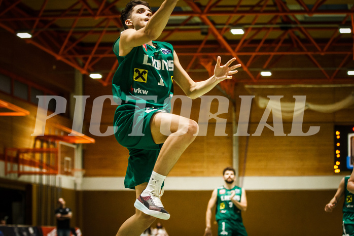 Basketball, Basketball Zweite Liga 2021/22, Grunddurchgang 2. Runde, BBC Nord Dragonz, Dornbirn Lions, Filip Brajkovic (1)
