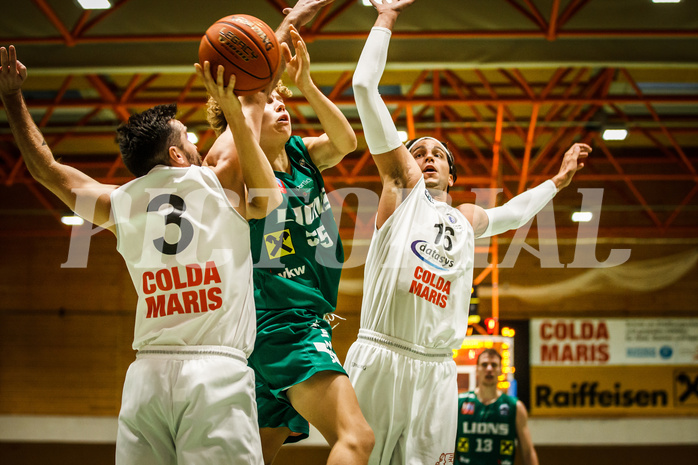 Basketball, Basketball Zweite Liga 2021/22, Grunddurchgang 2. Runde, BBC Nord Dragonz, Dornbirn Lions, Felix Erath (55)