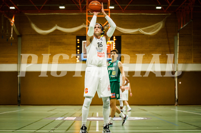 Basketball, Basketball Zweite Liga 2021/22, Grunddurchgang 2. Runde, BBC Nord Dragonz, Dornbirn Lions, Marko Kolaric (16)
