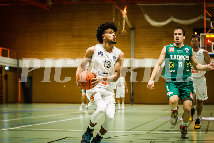 Basketball, Basketball Zweite Liga 2021/22, Grunddurchgang 2. Runde, BBC Nord Dragonz, Dornbirn Lions, Kyran Jordan Mc Clure (13)