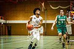 Basketball, Basketball Zweite Liga 2021/22, Grunddurchgang 2. Runde, BBC Nord Dragonz, Dornbirn Lions, Kyran Jordan Mc Clure (13)