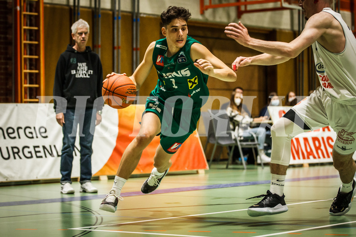 Basketball, Basketball Zweite Liga 2021/22, Grunddurchgang 2. Runde, BBC Nord Dragonz, Dornbirn Lions, Filip Brajkovic (1)