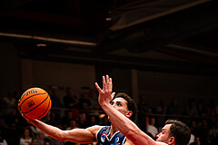 Basketball, win2day Basketball Superliga 2023/24, Grunddurchgang 4.Runde, Traiskirchen Lions, BBC Nord Dragonz, Lukas Hahn (25)