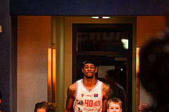 Basketball, win2day Basketball Superliga 2023/24, Grunddurchgang 4.Runde, Traiskirchen Lions, BBC Nord Dragonz, Jaquan Lawrence (40)