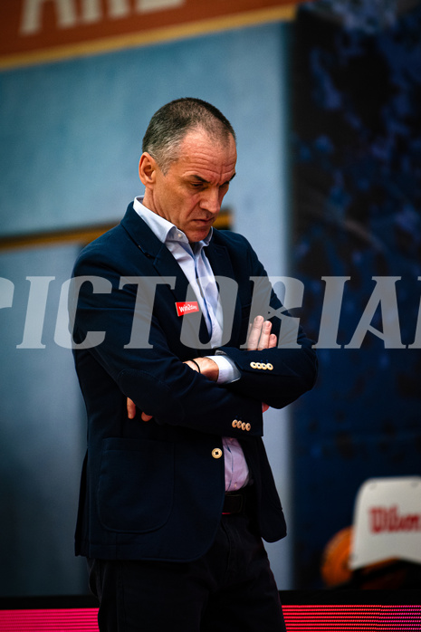 Basketball, win2day Basketball Superliga 2023/24, Grunddurchgang 4.Runde, Traiskirchen Lions, BBC Nord Dragonz, Radomir Mijanovic (Head Coach)