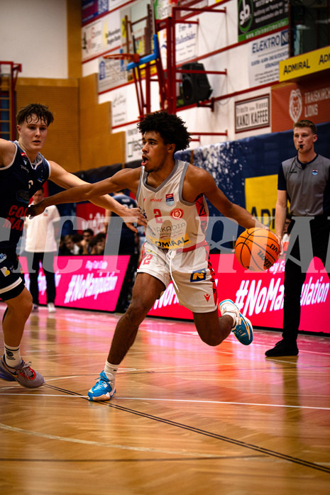 Basketball, win2day Basketball Superliga 2023/24, Grunddurchgang 4.Runde, Traiskirchen Lions, BBC Nord Dragonz, Obinna Anthony Ndukwe (2)