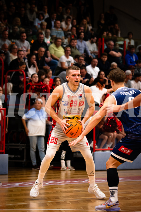 Basketball, win2day Basketball Superliga 2023/24, Grunddurchgang 4.Runde, Traiskirchen Lions, BBC Nord Dragonz, Edgars Lasenbergs (25)