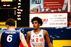 Basketball, win2day Basketball Superliga 2023/24, Grunddurchgang 4.Runde, Traiskirchen Lions, BBC Nord Dragonz, Obinna Anthony Ndukwe (2)