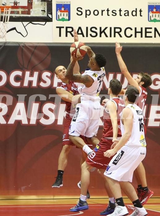 Basketball ABL 2015/16 Grunddurchgang 14.Runde Traiskirchen Lions vs. Gmunden Swans


