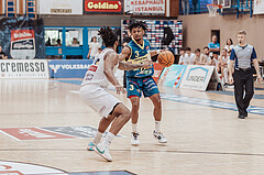 Basketball, Basketball Superliga 2023/24 , F 2, Oberwart Gunners, UBSC Graz, Kris Monroe (13), Zachery Cooks (3)