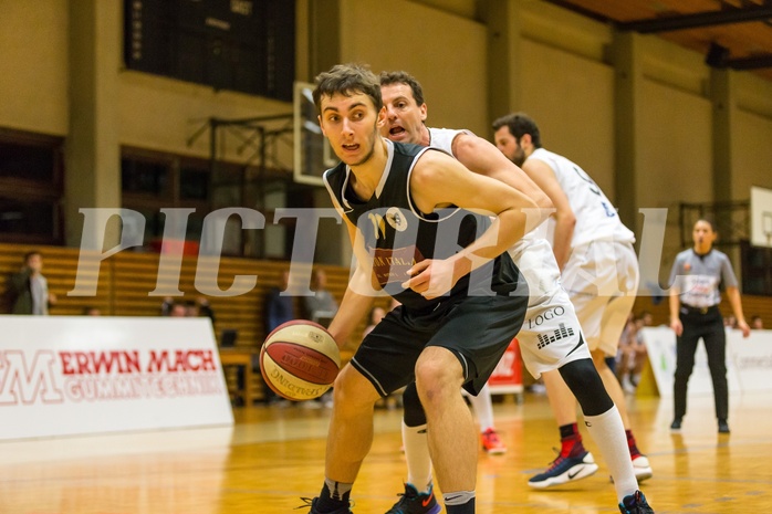 Basketball, 2.Bundesliga, Grunddurchgang 11.Runde, Mattersburg Rocks, Wörthersee Piraten, Marinko Nakic (19)