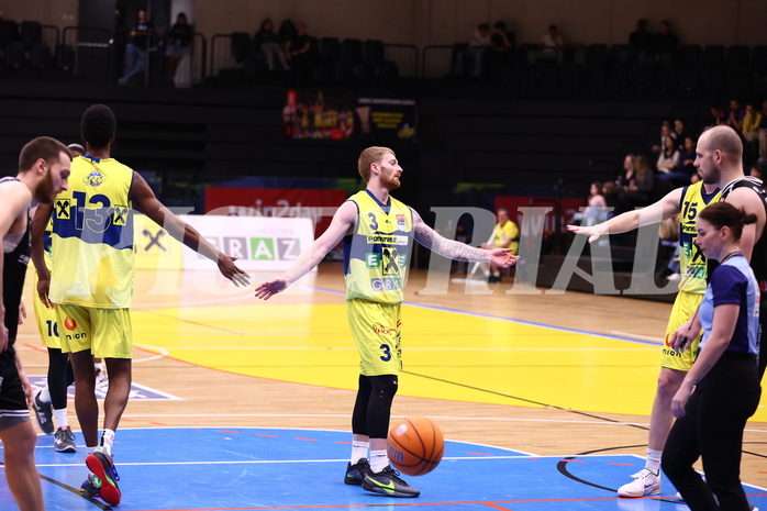 09.03.2025, Graz, Raiffeisen Sportpark Graz, Basketball Superliga 2024/25, 3. Platzierungsrunde, UBSC Graz - Flyers Wels