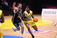 09.03.2025, Graz, Raiffeisen Sportpark Graz, Basketball Superliga 2024/25, 3. Platzierungsrunde, UBSC Graz - Flyers Wels