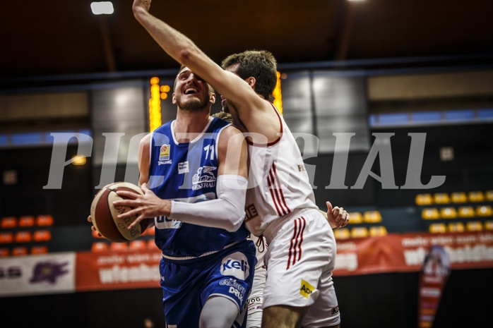 Basketball, ABL 2018/19, Grunddurchgang 30.Runde, BC Vienna, Oberwart Gunners, Hayden Thomas Lescault (11)