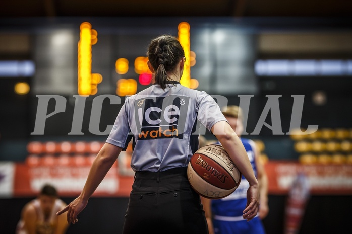 Basketball, ABL 2018/19, Grunddurchgang 30.Runde, BC Vienna, Oberwart Gunners, SR Silvia Rath