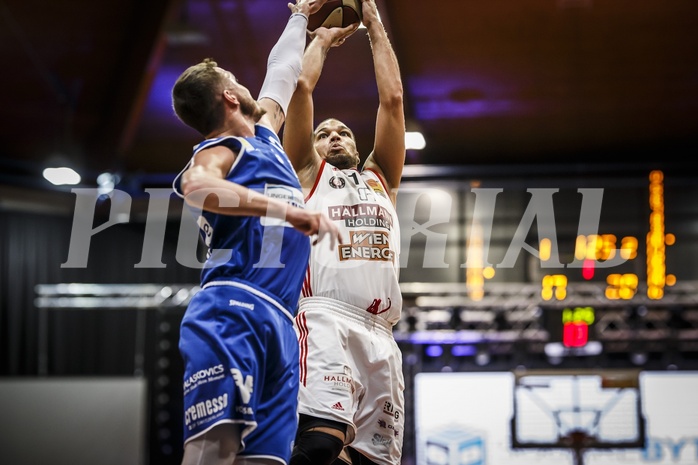 Basketball, ABL 2018/19, Grunddurchgang 30.Runde, BC Vienna, Oberwart Gunners, Jason Detrick (19)