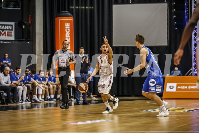 Basketball, ABL 2018/19, Grunddurchgang 30.Runde, BC Vienna, Oberwart Gunners, Mustafa Hassan Zadeh (5)