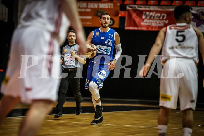 Basketball, ABL 2018/19, Grunddurchgang 30.Runde, BC Vienna, Oberwart Gunners, Hayden Thomas Lescault (11)