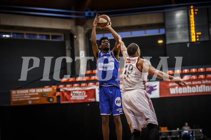 Basketball, ABL 2018/19, Grunddurchgang 30.Runde, BC Vienna, Oberwart Gunners, Dwane Miner (6)