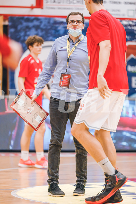 Basketball Basketball Superliga 2020/21, Grunddurchgang 17.Runde Traiskirchen Lions vs. D.C. Timberwolves 
