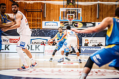 Basketball, bet-at-home Basketball Superliga 2020/21, Grunddurchgang, 6. Runde, Oberwart Gunners, SKN St. Pölten Basketball, Lukas Böck (13)