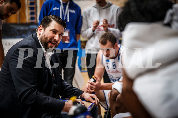 Basketball, bet-at-home Basketball Superliga 2020/21, Grunddurchgang, 6. Runde, Oberwart Gunners, SKN St. Pölten Basketball, Horst Leitner (Coach)