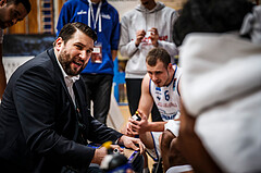 Basketball, bet-at-home Basketball Superliga 2020/21, Grunddurchgang, 6. Runde, Oberwart Gunners, SKN St. Pölten Basketball, Horst Leitner (Coach)